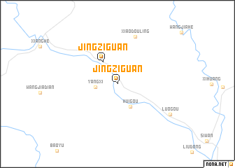 map of Jingziguan