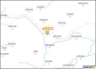 map of Jingzi