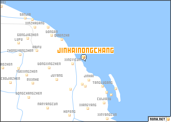 map of Jinhainongchang