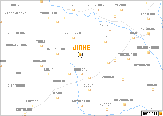 map of Jinhe