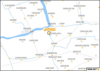 map of Jinhui