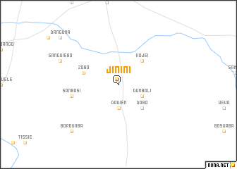 map of Jinini