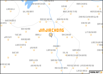 map of Jinjiachong