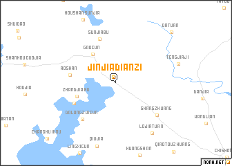 map of Jinjiadianzi