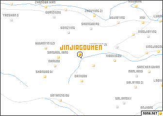 map of Jinjiagoumen