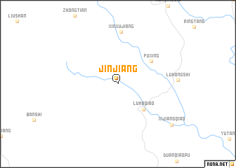 map of Jinjiang