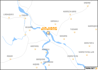 map of Jinjiang