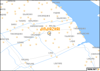 map of Jinjiazhai