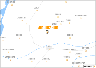 map of Jinjiazhuo