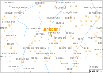 map of Jīn Kandī