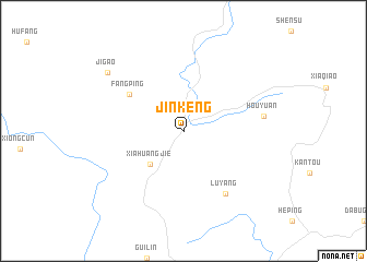 map of Jinkeng