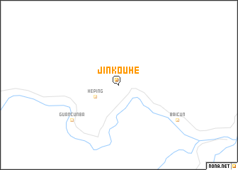 map of Jinkouhe