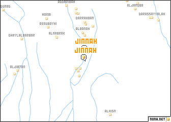 map of Jinnah