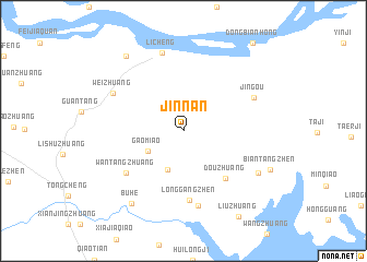 map of Jinnan