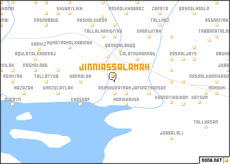 map of Jinnī as Salāmah