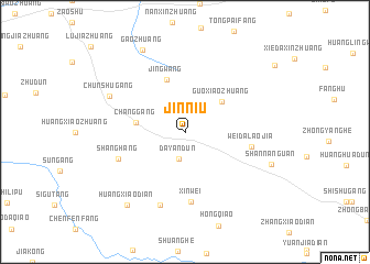 map of Jinniu