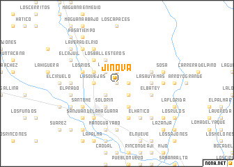 map of Jínova