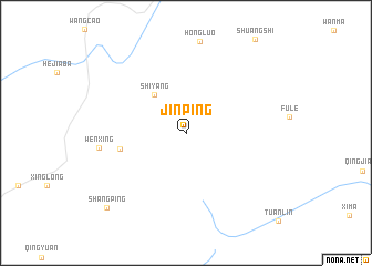 map of Jinping