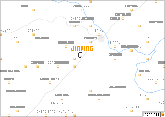 map of Jinping