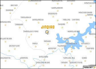 map of Jinqiao