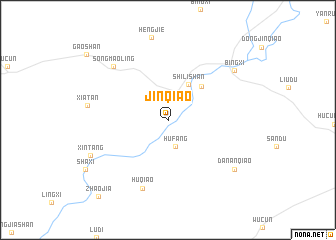 map of Jinqiao