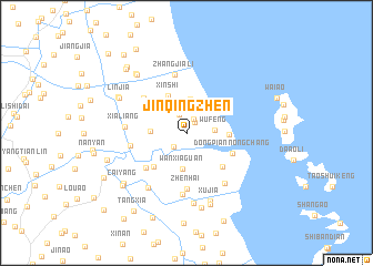 map of Jinqingzhen