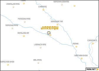 map of Jinrenqu