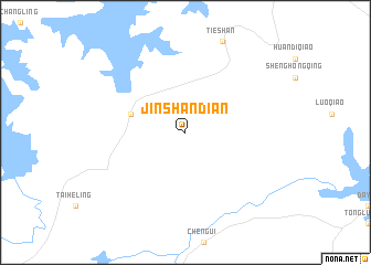 map of Jinshandian
