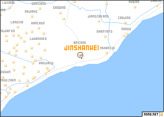 map of Jinshanwei