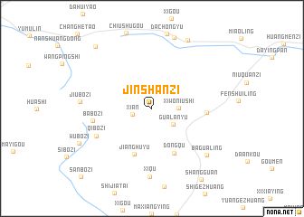 map of Jinshanzi