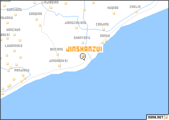 map of Jinshanzui