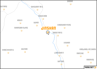 map of Jinshan