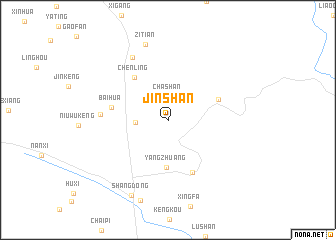 map of Jinshan