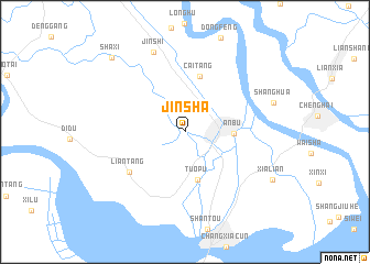 map of Jinsha