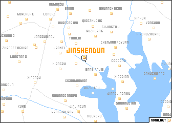 map of Jinshendun