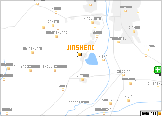 map of Jinsheng