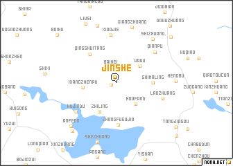 map of Jinshe