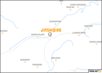 map of Jinshiqiao