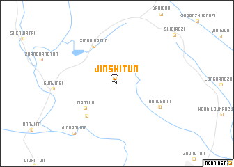 map of Jinshitun