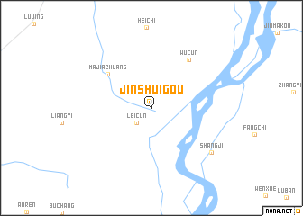 map of Jinshuigou