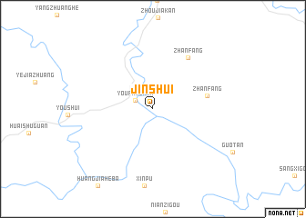 map of Jinshui