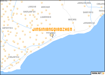 map of Jinsiniangqiaozhen