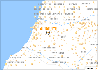 map of Jinsnäya