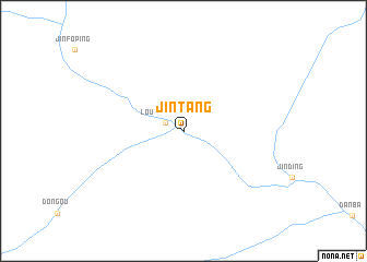 map of Jintang