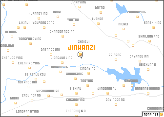 map of Jinwanzi