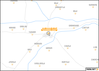 map of Jinxiang