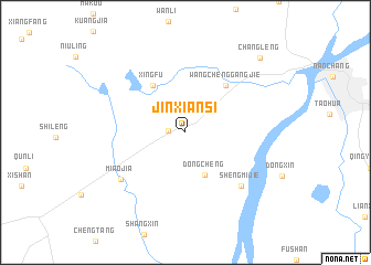 map of Jinxiansi