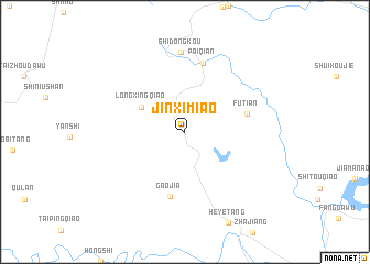 map of Jinximiao