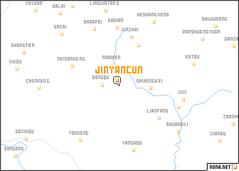 map of Jinyancun