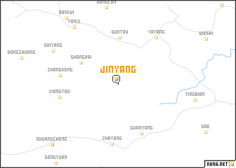 map of Jinyang